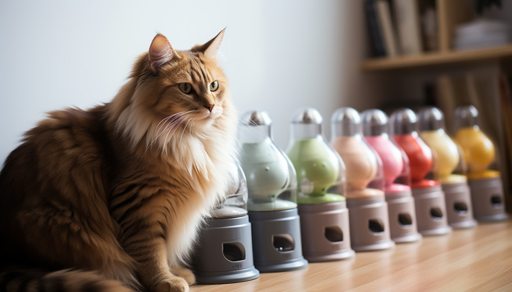 Les différents types de distributeurs pour chat